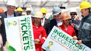 La FIFA asignó por sorteo 889.305 entradas del Mundial-2014 de Brasil