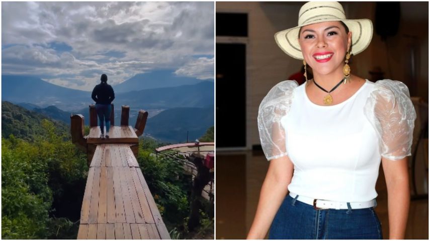 Doralis Mela muestra increíble paisaje en su viaje a Guatemala