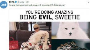 PETA tilda a Kris Jenner de malvada por lucir tres pieles diferentes en un mismo look