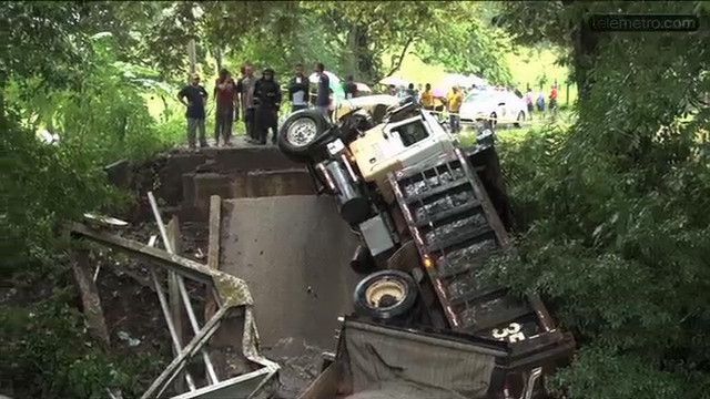 Comunidades Incomunicadas En Capira Tras Caída De Puente 2623