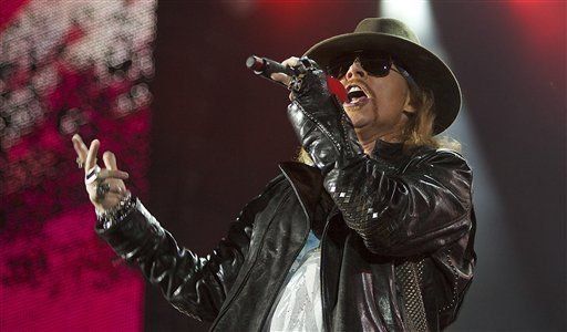 Axl Rose rechaza ser sumado al Salón de la Fama del Rock