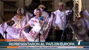 Conjunto folclórico Encantos de mi Panamá representa al país en Europa