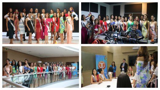 Candidatas de Señorita Panamá 2018 realizan recorrido en Medcom