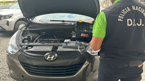 Unidad de la Policía Nacional, departamento de la DIJ.