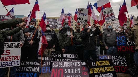En Chile hay 765,000 armas inscritas.