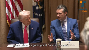 Pete Hegseth presenta informe a Donald Trump