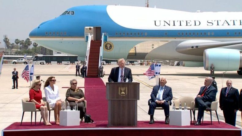 Trump habla en Israel de una rara oportunidad para la paz en la región
