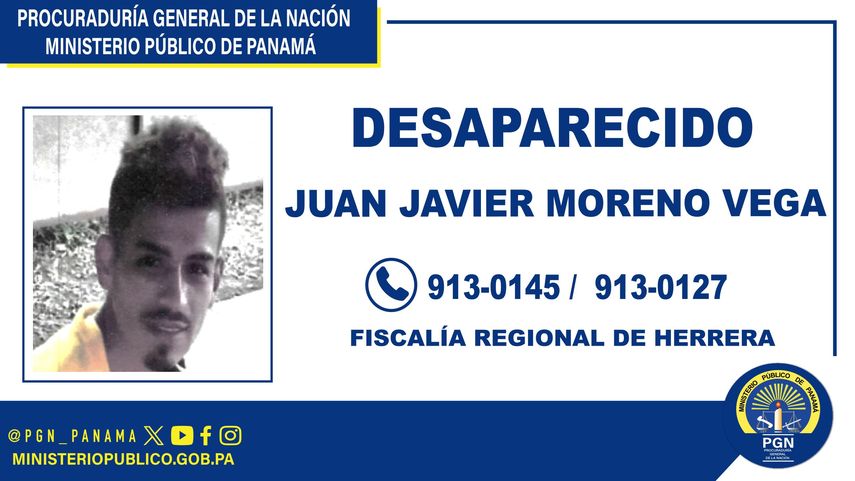 Desaparición de Juan Javier Moreno Vega