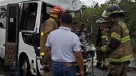 aparatoso accidente entre bus y camion en chepo deja siete heridos aparatoso accidente entre bus y camion en chepo deja siete heridos