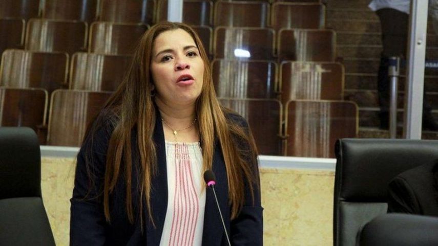 La diputada Corina Cano.