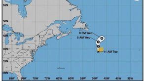 Tormenta Debby se intensifica en el Atlántico