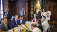 Presidente José Raúl Mulino recibe a la Selección Nacional en el Palacio de Las Garzas. Presidente José Raúl Mulino recibe a la Selección Nacional en el Palacio de Las Garzas.