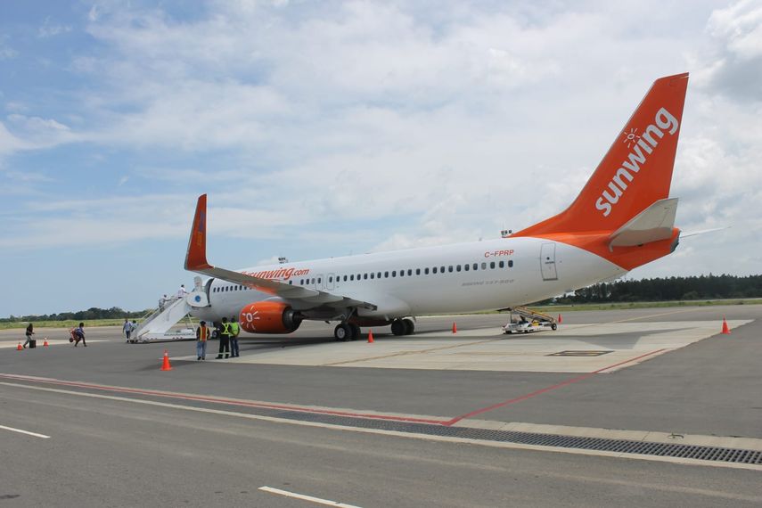 Aerolínea Sunwing.