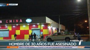 Asesinan a un hombre de 30 años de edad en David