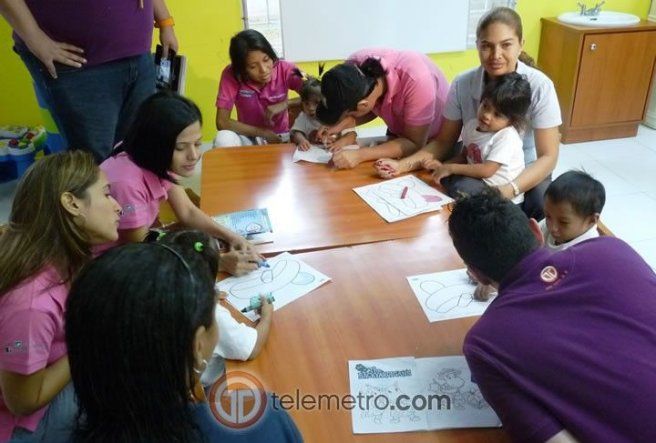 Visita de los soñadores a Nutre Hogar