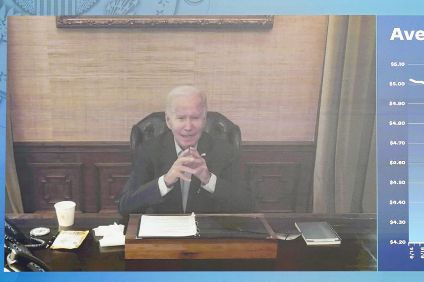 El presidente ﻿Biden dio positivo de coronavirus el jueves por la mañana.