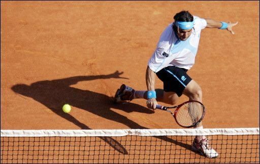 David Ferrer, Feliciano López y Chela, en octavos de final