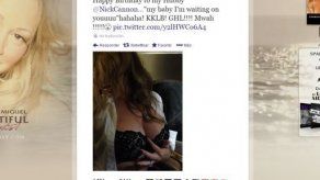 Mariah Carey felicita a su esposo a través de twitter con una sexy foto