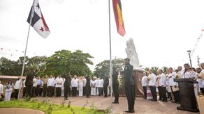 Actos protocolares en la Villa de Los Santos, en conmemoración de los 201 años del Grito de Independencia.