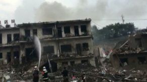 Aumentan a 14 los muertos por explosión en zona residencial de China