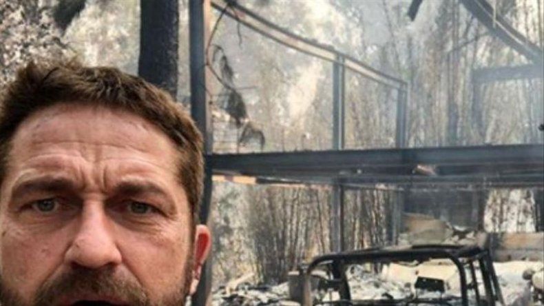 Gerard Butler todavía no ha podido reconstruir su casa tras los incendios de California