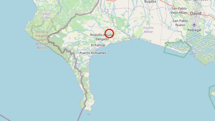 Sismo en la frontera Panamá-Costa Rica