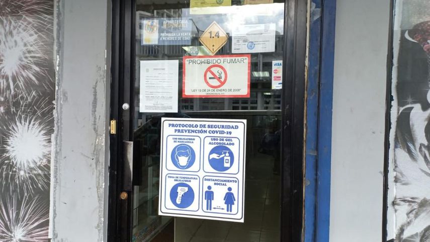 Venta de material pirotécnico.