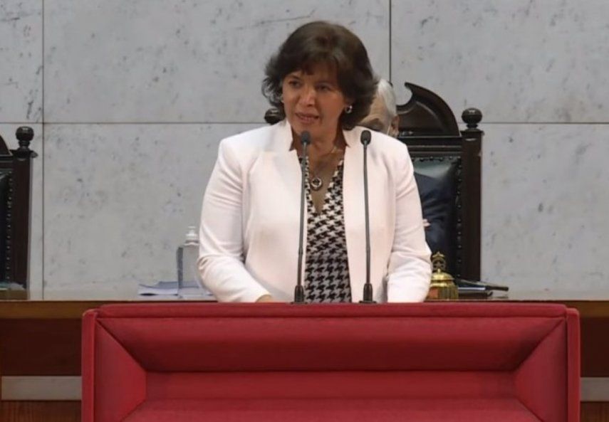 La presidenta del Senado de Chile