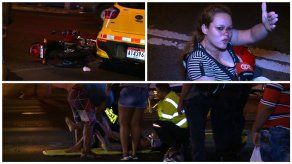 Accidente de tránsito en la 12 de Octubre deja dos personas heridas