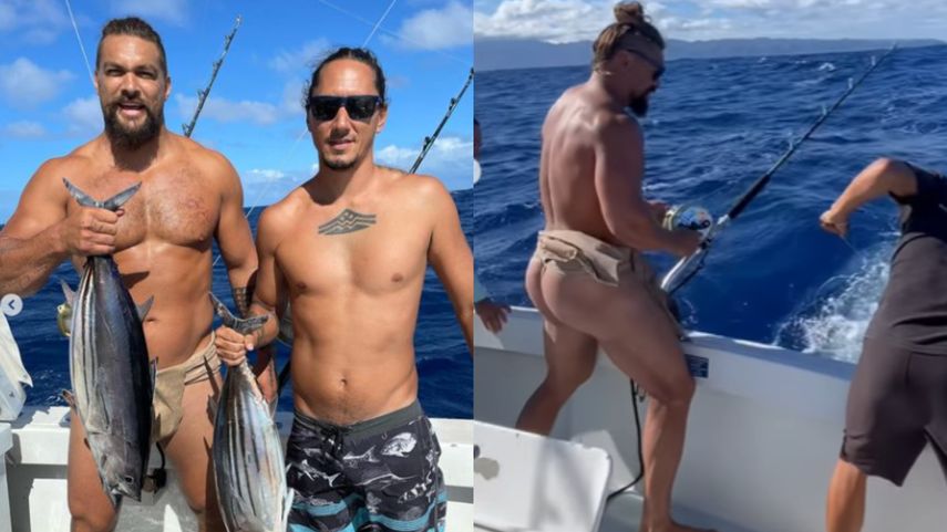 Jason Momoa en taparrabos no deja casi nada a la imaginación