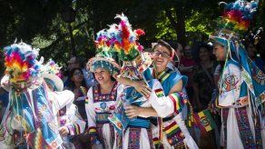 Ecuatorianos y bolivianos celebran en Madrid la ancestral Fiesta del Sol