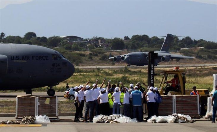 Más de 800 toneladas de ayuda entraron a Venezuela de contrabando