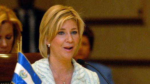 Ana Ligia de Saca, ex primera dama de El Salvador.