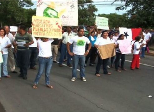 Moradores en Río Hato protestaron por ubicación de cantera