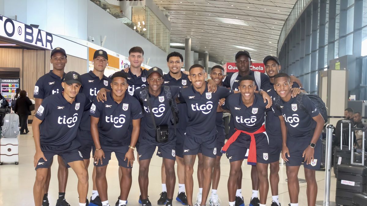 Selección Sub-20 de Panamá viaja a Chile para su campamento previo al Mundial