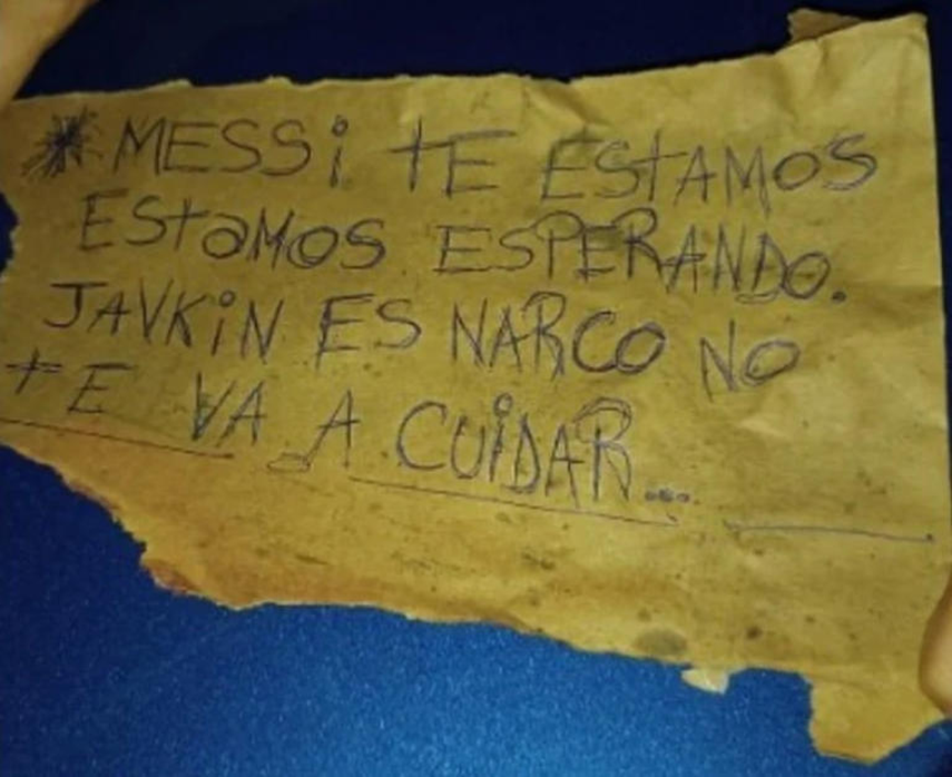 Nota de los delincuentes