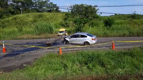 Uno de los accidentes de tránsito en Panamá Oeste.