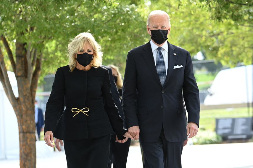 El presidente estadounidense Joe Biden y la primera dama Jill Biden.