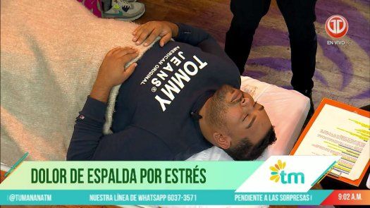 Tratamiento para el dolor de espalda causado por el estrés