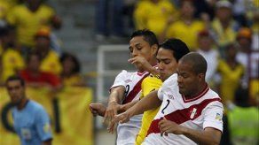 Falcao tiene el tobillo derecho muy inflamado