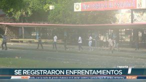 Se registran enfrentamientos entre estudiantes de la Universidad de Panamá y la Policía Nacional