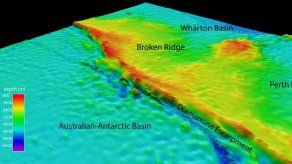 Lecho marino es casi plano en zona de búsqueda