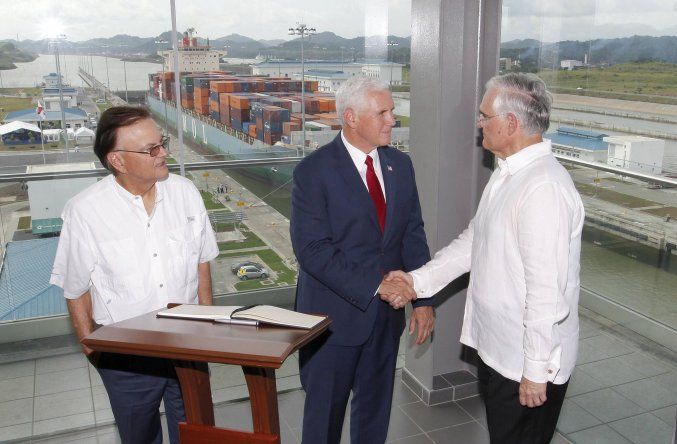 Visita del vicepresidente de EEUU Mike Pence a Panamá