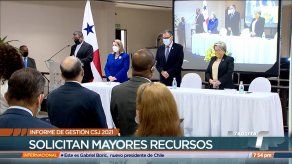 Magistrado presidente de la Corte presentó informe de gestión