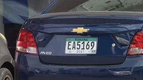 Placa vehicular 2021.