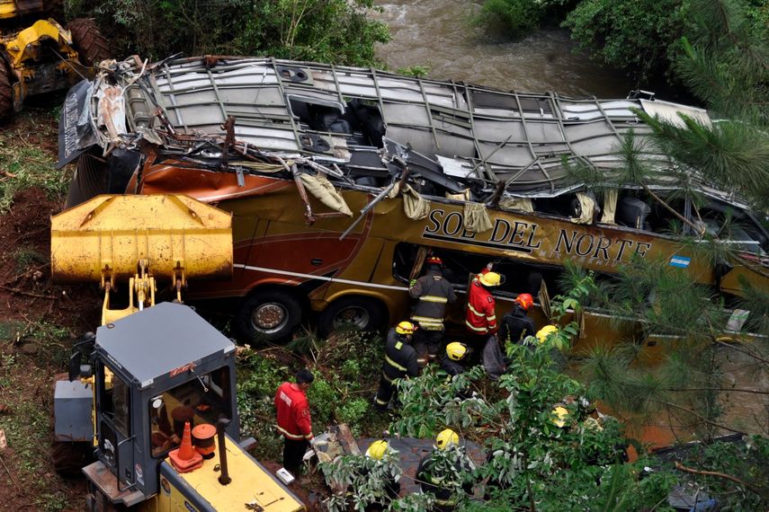 Fatal accidente de tránsito deja a nueve personas fallecidas en Argentina. Fatal accidente de tránsito deja a nueve personas fallecidas en Argentina.