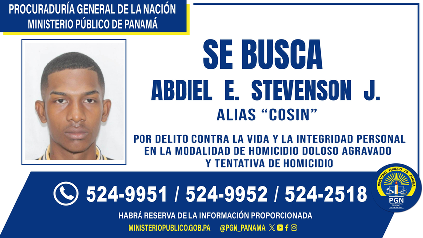 Autoridades solicitan información para ubicar a alias Cosín.