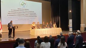 &nbsp;La ceremonia se efectuó en el campus central de la UniversidadTecnológica de Panamá.