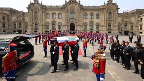 Funeral del expresidente de Perú, Alberto Fujimori.