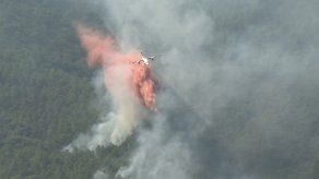 Un muerto en incendio forestal en la Costa Azul francesa